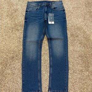 The Perfect Jean NYC F#%K Your Khakis Men’s Slim Fit 33x30 Admiral Blue Jeans